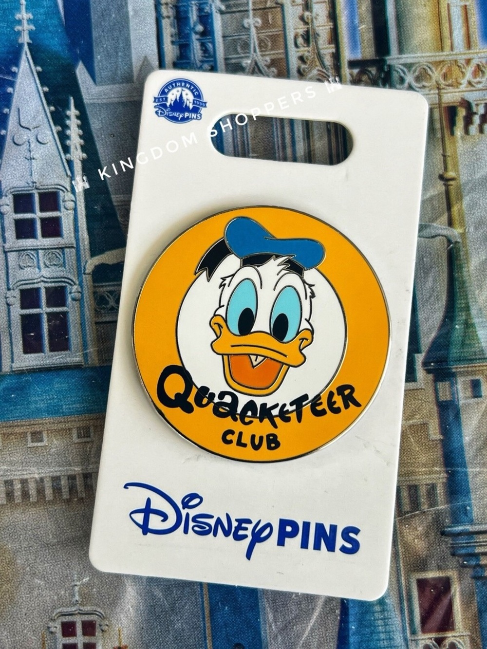 Disney Donald Duck Quacketeer Club Enamel Pin - Disney Parks Authentic NWT